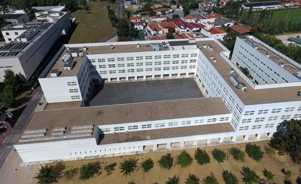 An aerial view of the Faculty of Sciences of the University of Lisbon.
