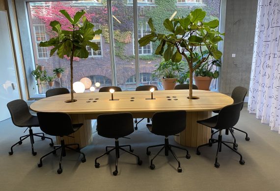 An image of one of the workshop rooms in the Architecture building.